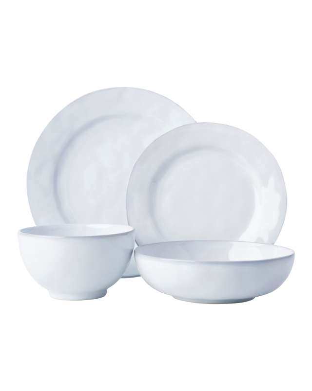 Quotidien 4pc Place Setting - White Truffle
